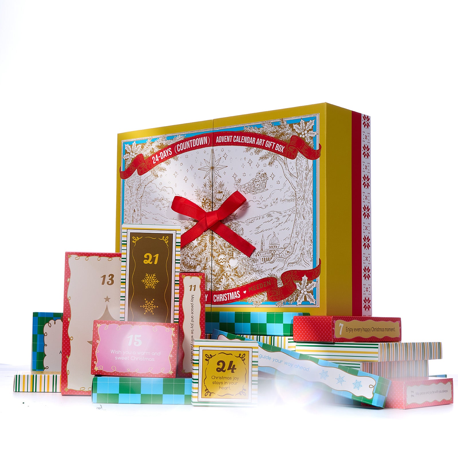 MEEDEN 24-Day Christmas Art Advent Calendar Gift Set 2026