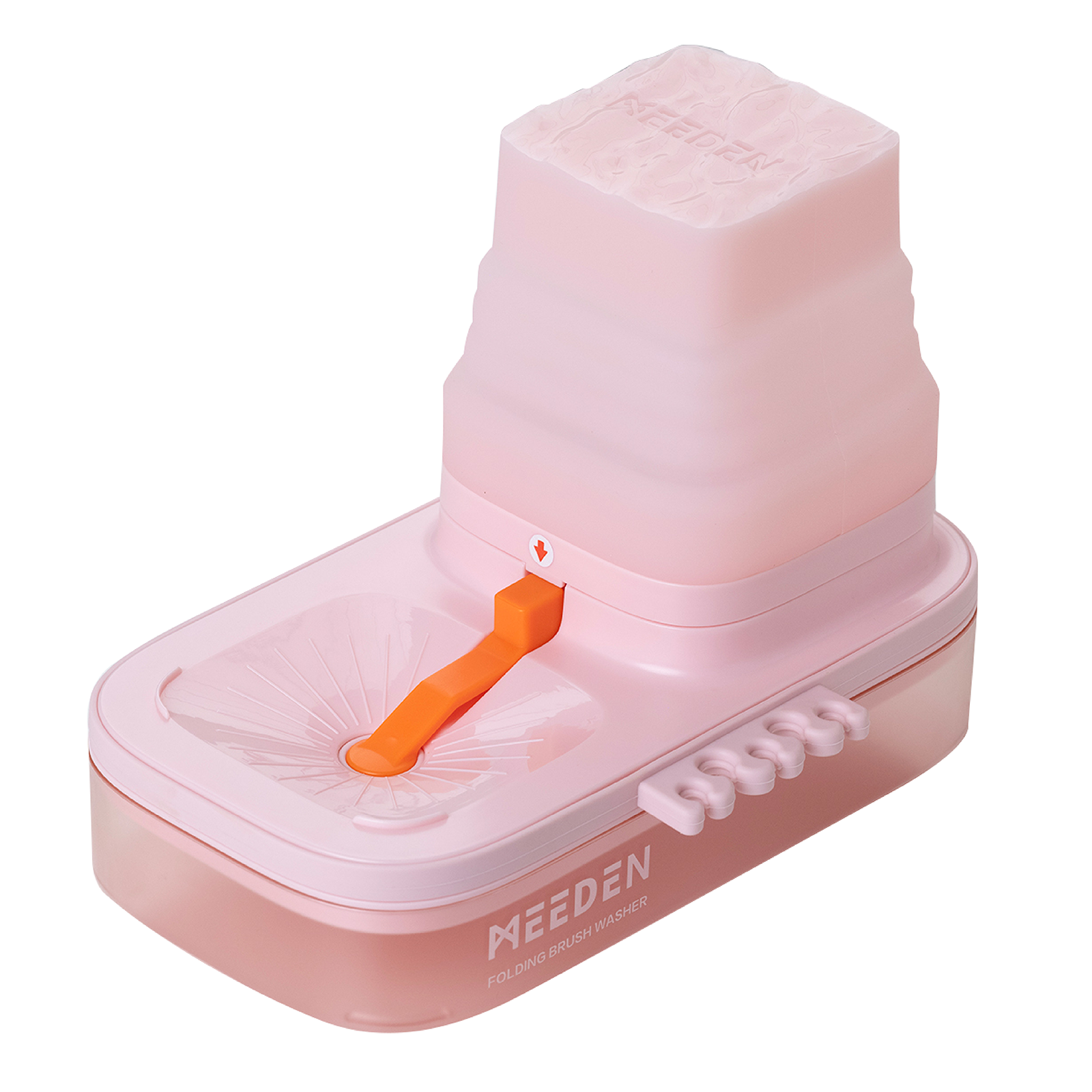 MEEDEN Foldable Paint Brush Cleaner-Pink