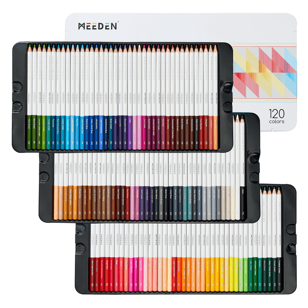 MEEDEN Professional 120-Color Oil Colored Pencils