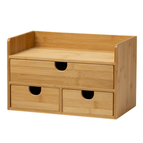 MEEDEN Bamboo Desk Organizer with Drawers