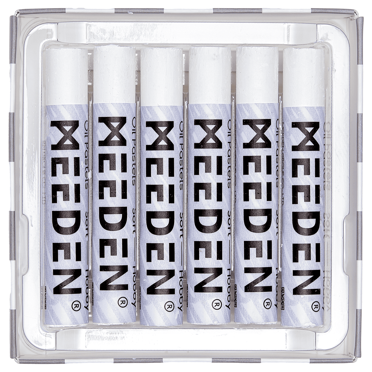 MEEDEN Soft White Oil Pastels: 6 Pcs