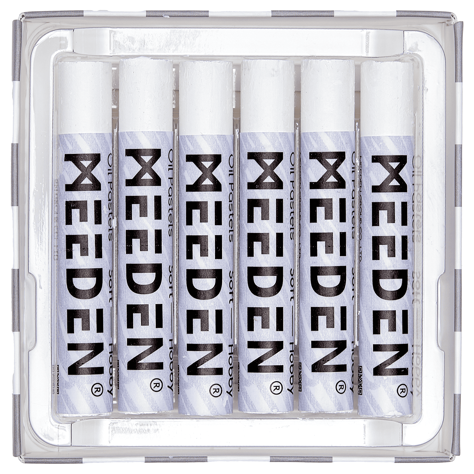 MEEDEN Soft White Oil Pastels: 6 Pcs