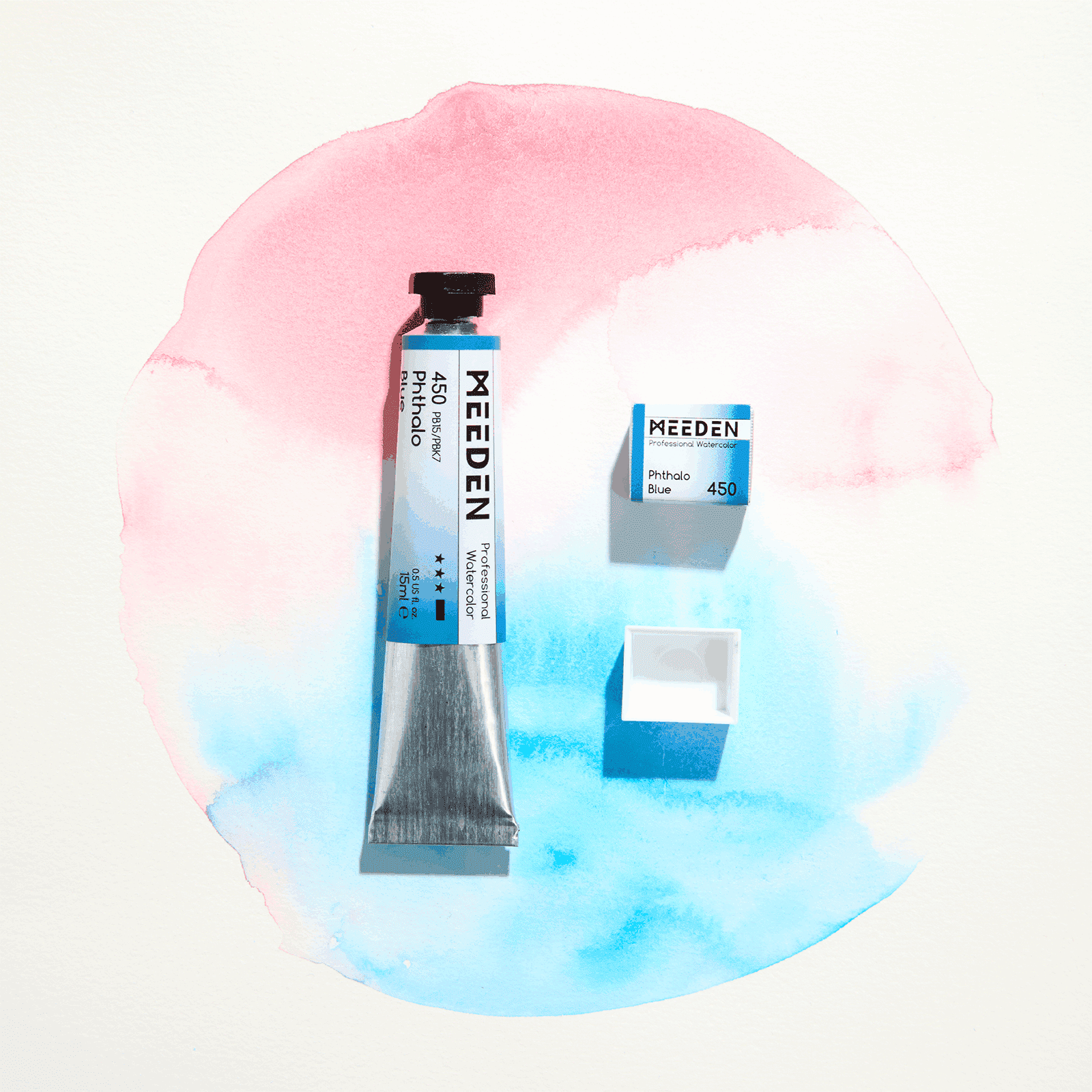 MEEDEN Professional Artist Watercolor Paint, 15ml/0.5oz