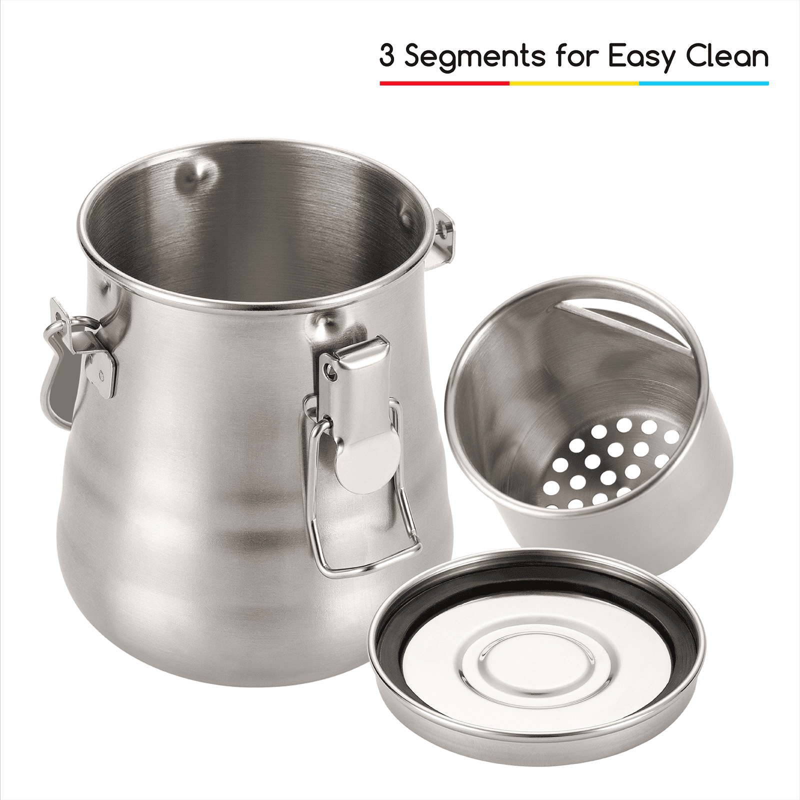 MEEDEN Portable Paint Brush Washer: Airtight Stainless Steel - Medium