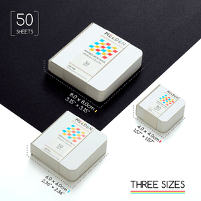 MEEDEN Mini Sketchbook Set – 3 Portable Sizes for On-the-Go Creativity (128lb/190gsm)