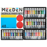 MEEDEN Acrylic Paint Set, 48 Tubes, 12 ml / 0.41 oz