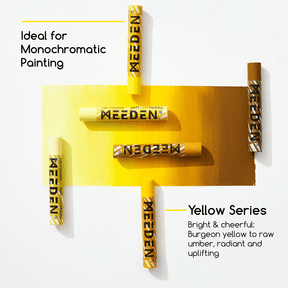 MEEDEN Soft Yellow Oil Pastels 6 Pcs Set