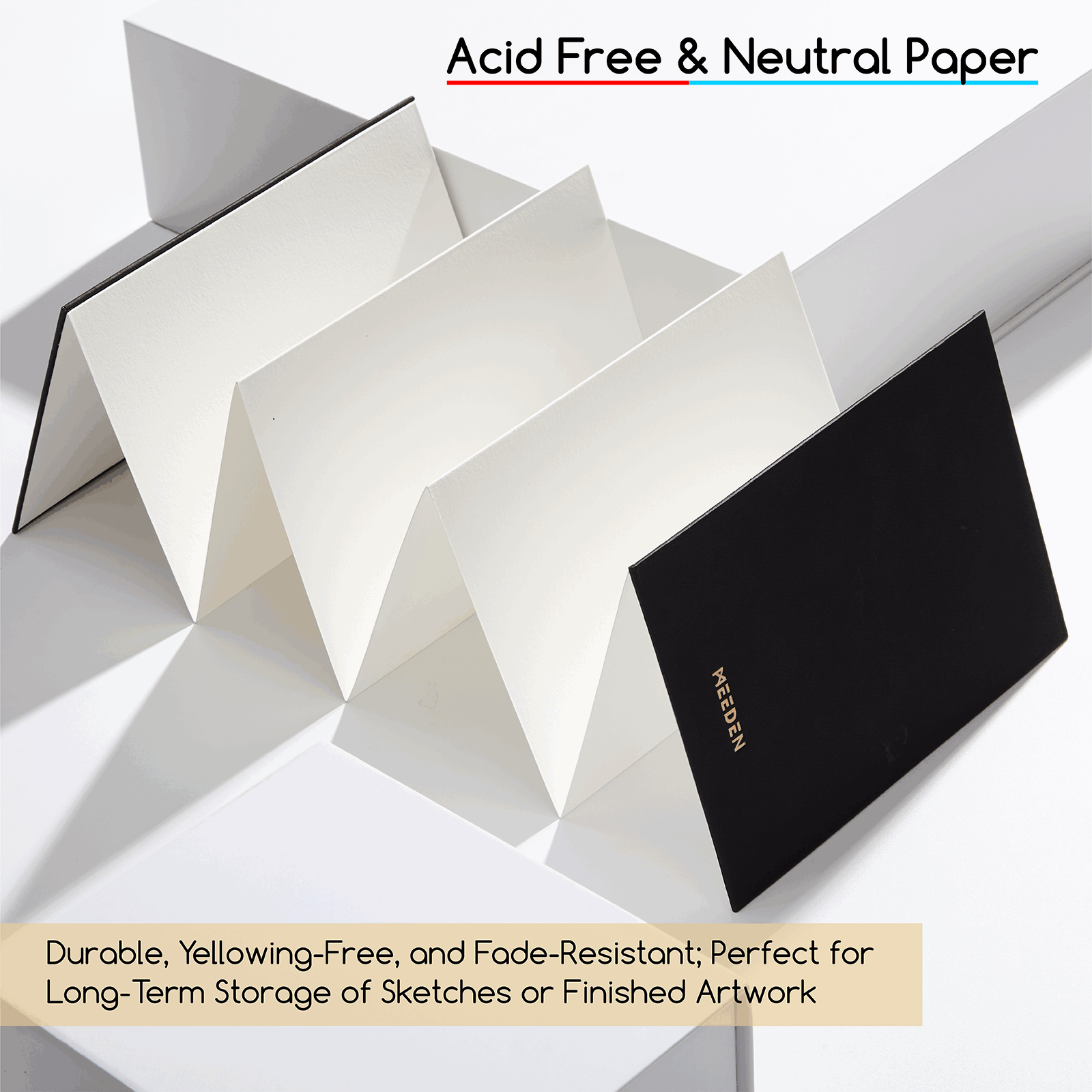 MEEDEN Portable Watercolor Paper Sketchbook