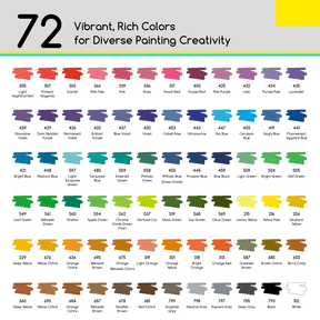MEEDEN Soft Brush Tip Acrylic Paint Marker – 24 / 48 / 72 Colors
