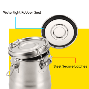 MEEDEN Portable Paint Brush Washer: Airtight Stainless Steel - Medium
