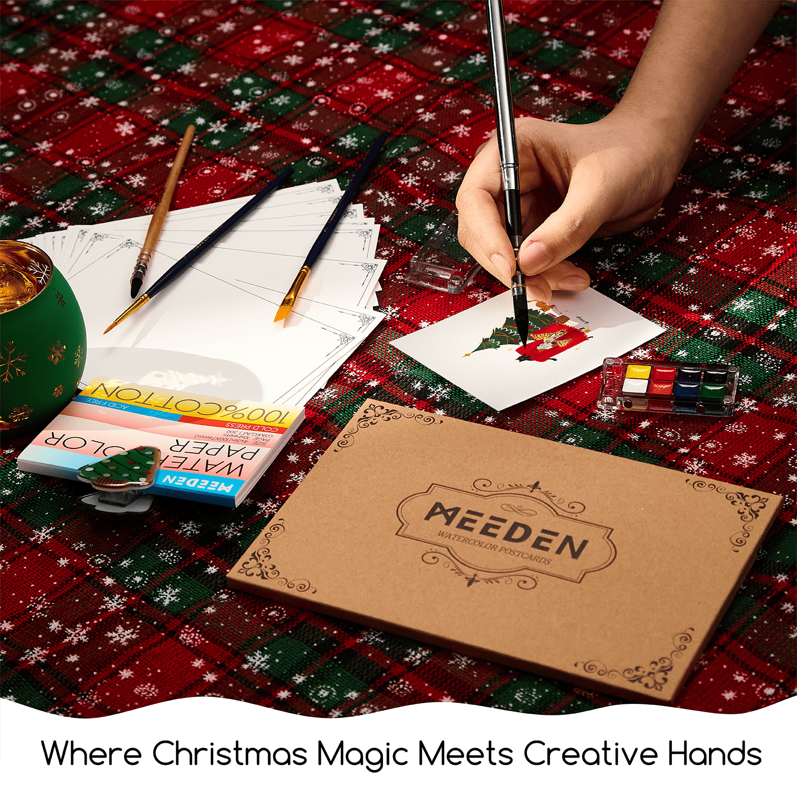 MEEDEN Creative Christmas Countdown: Art & DIY in One Box