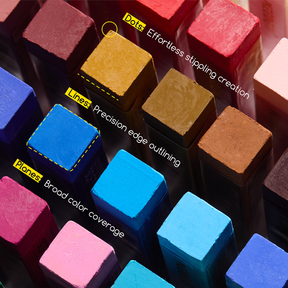 MEEDEN Soft Oil Pastels Set, 48 Colors + 2 Bonus Whites + 2 Bonus Black