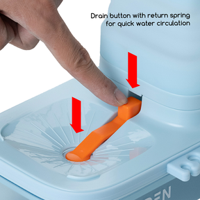 MEEDEN Foldable Paint Brush Cleaner-Blue