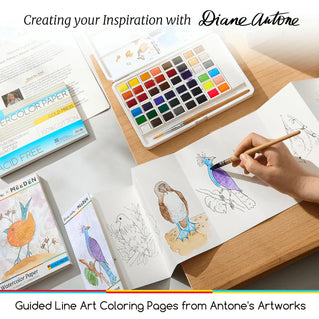 MEEDEN x Diane Antone Limited Edition Watercolor Paint Set