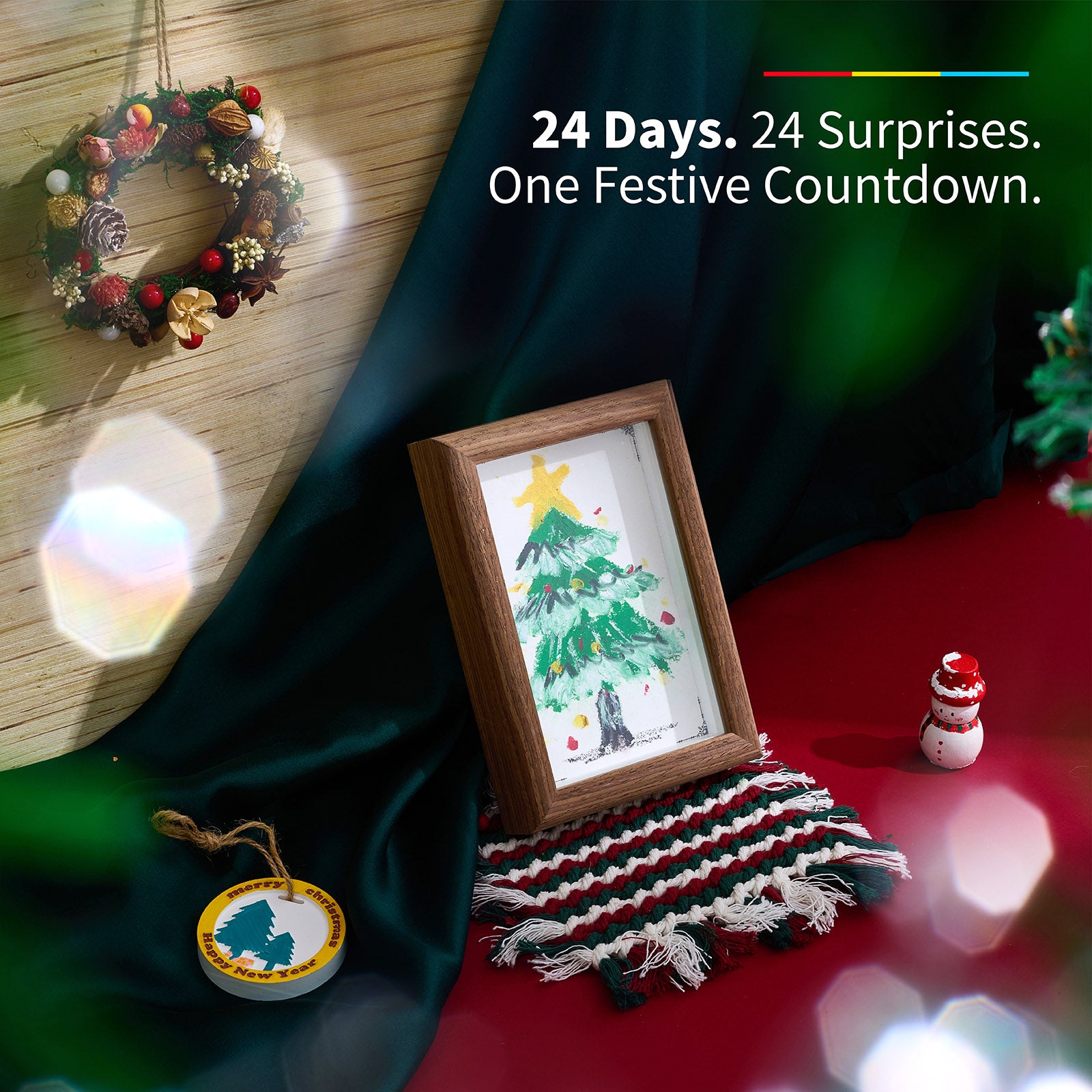 MEEDEN 24-Day Christmas Art Advent Calendar Gift Set 2026