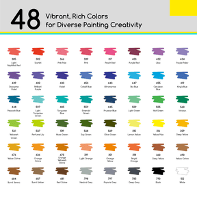 MEEDEN Soft Brush Tip Acrylic Paint Marker – 24 / 48 / 72 Colors
