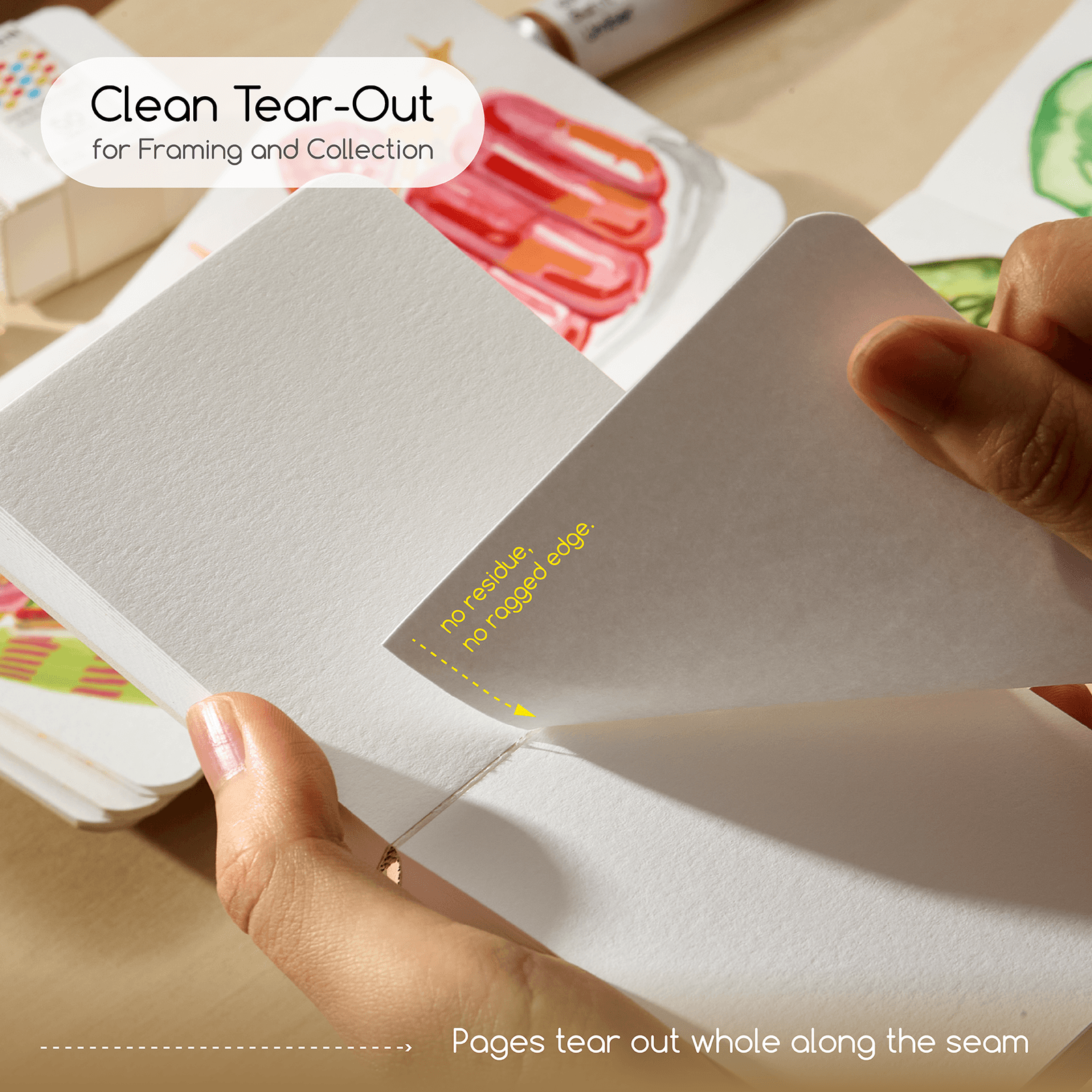 MEEDEN Mini Sketchbook Set – 3 Portable Sizes for On-the-Go Creativity (128lb/190gsm)