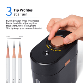 MEEDEN Long Point Pencil Sharpener: Electric Pencil Sharpener for Artist