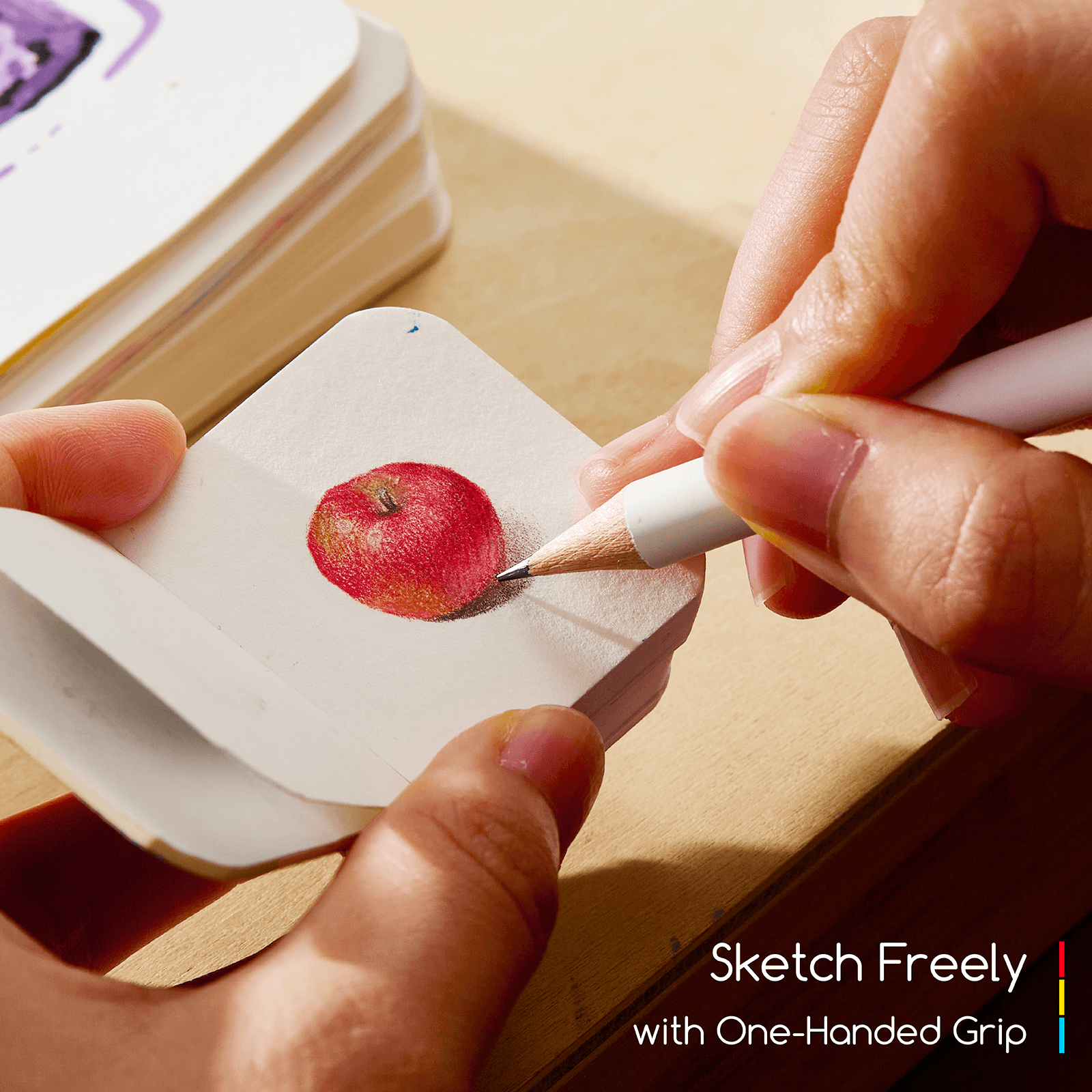 MEEDEN Mini Sketchbook Set – 3 Portable Sizes for On-the-Go Creativity (128lb/190gsm)