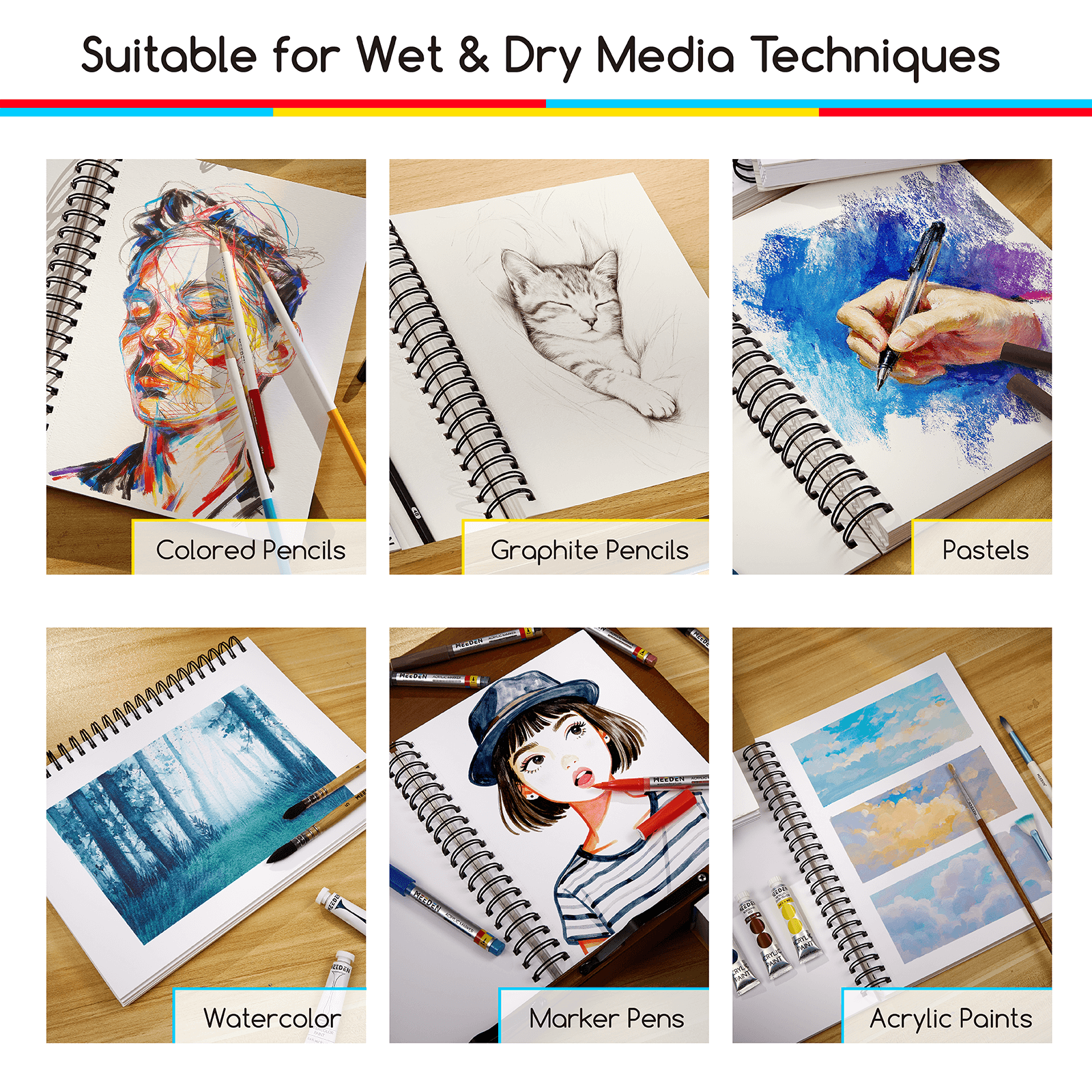 MEEDEN Mixed Media Paper Pad