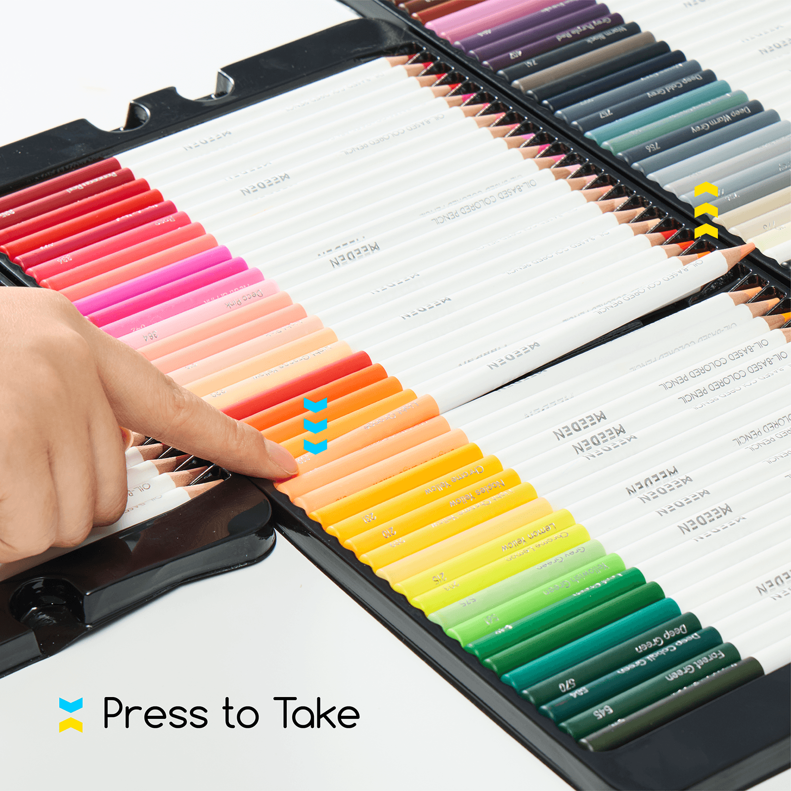 MEEDEN Professional 72-Color Oil Colored Pencils