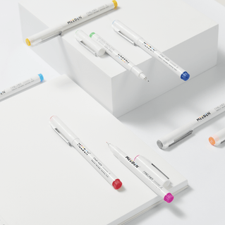 MEEDEN Micro Fineliner Drawing Pens: 12 Colors 0.4mm Fine Liner Pen Set