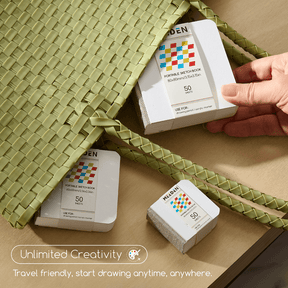 MEEDEN Mini Sketchbook Set – 3 Portable Sizes for On-the-Go Creativity (128lb/190gsm)