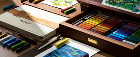MEEDEN Soft Oil Pastels Set, 48 Colors + 2 Bonus Whites + 2 Bonus Black