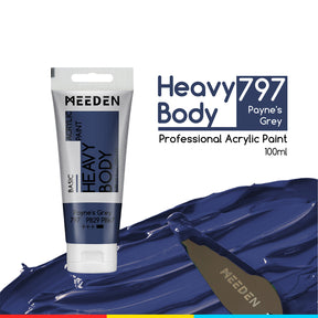 MEEDEN Acrylic Paint Tube, 37 Colors Available, 100ml / 3.38oz