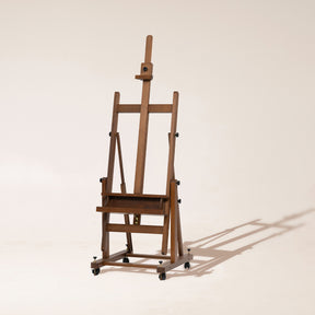 MEEDEN Enlarged Heavy-Duty H-Frame Artist Easel - W11 Pro Walnut