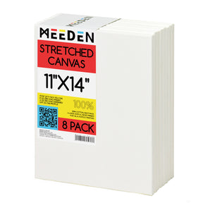 MEEDEN 100% Cotton Stretched Canvas