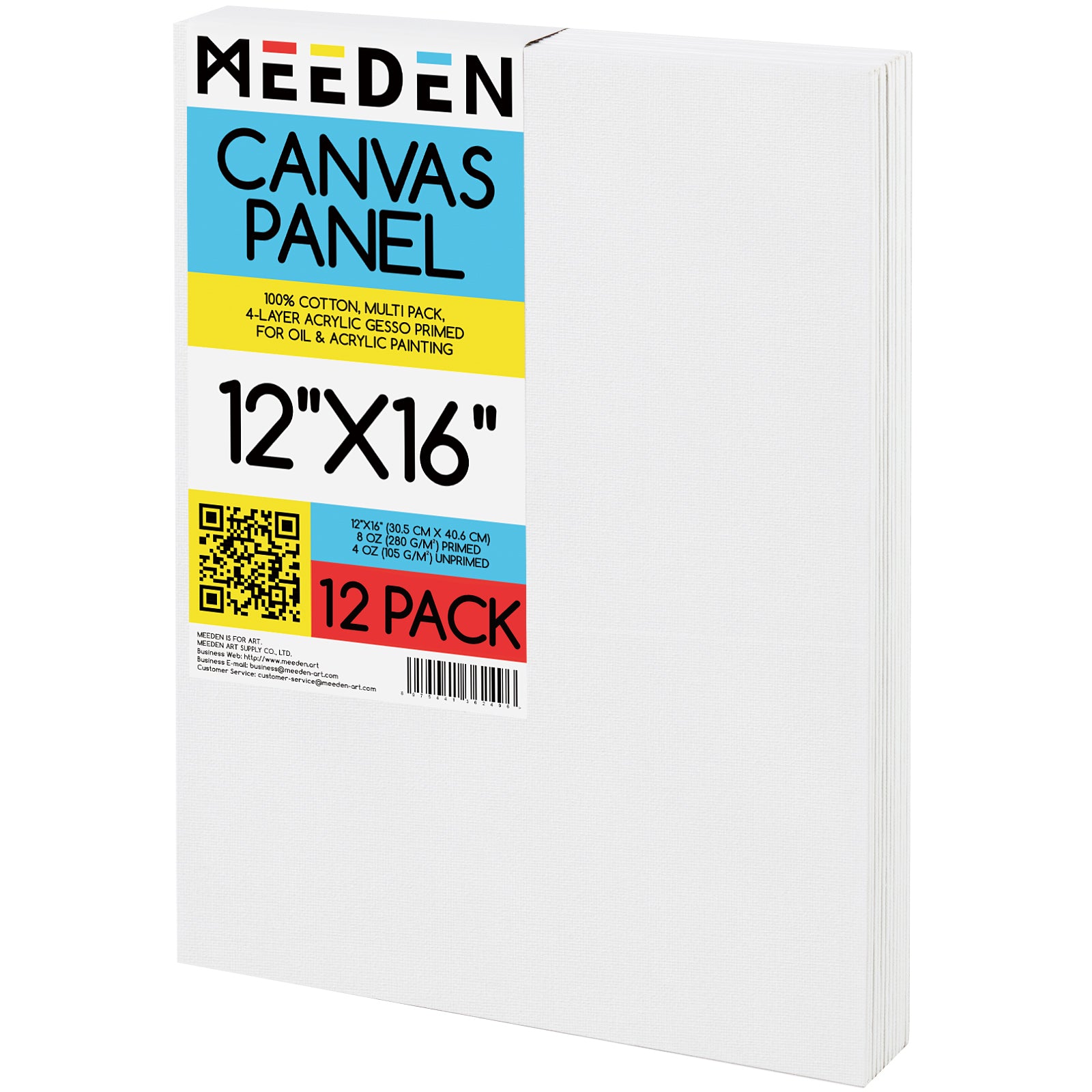 MEEDEN 100% Cotton Canvas Boards