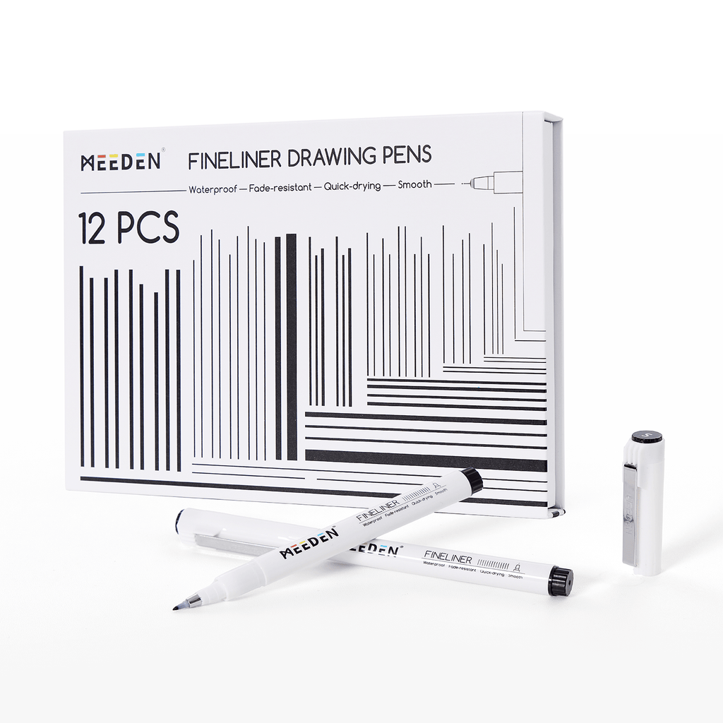 Micro Fineliner Drawing Pens 12 Fine Liner Pen Set All