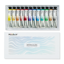 MEEDEN Professional 12 x 15ml (0.5 oz) Colors Watercolor Tubes Paint Set