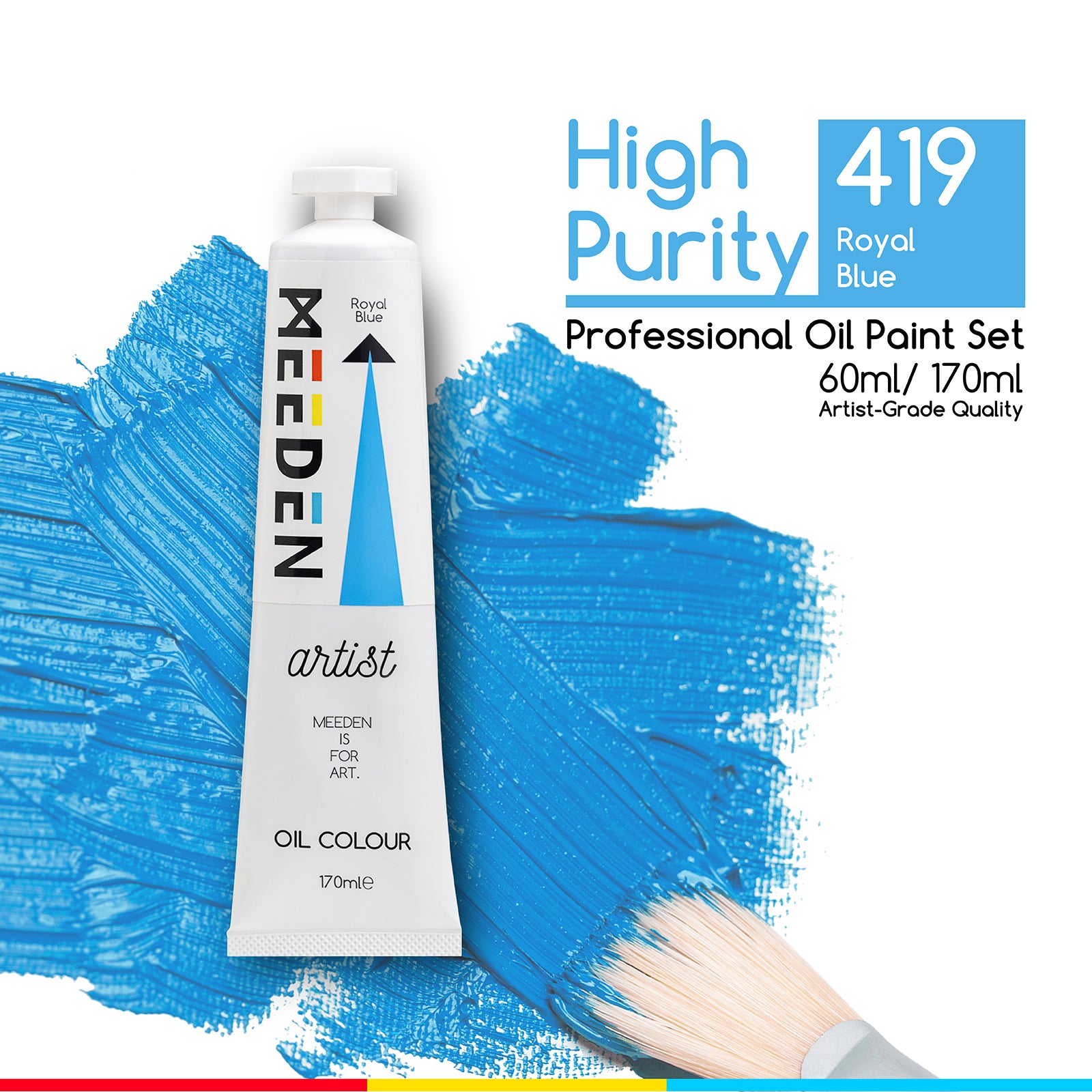 MEEDEN Artist Grade Oil Paint - 170ml/5.7oz Tube