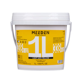 MEEDEN Studio Acrylic Paint-Light Azo Yellow, 1L / 33.8 oz