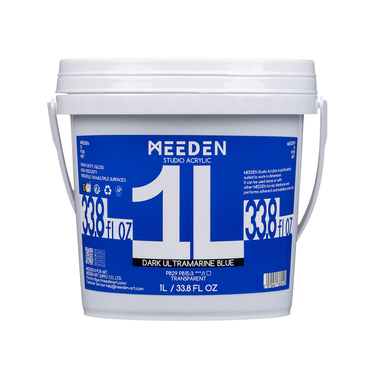 MEEDEN Studio Acrylic Paint,  1 L / 33.8 oz