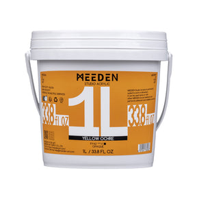 MEEDEN Studio Acrylic Paint-Yellow Ochre, 1L / 33.8 oz