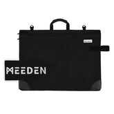 MEEDEN Studio Art Portfolio Case Water-proof with Double compartments 600D, Black, 20" X 26"