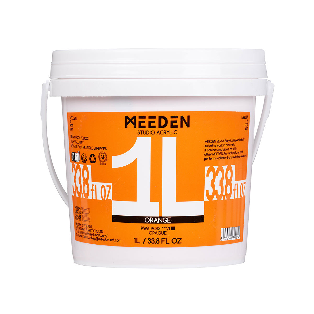 MEEDEN Studio Acrylic Paint,  1 L / 33.8 oz