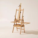 MEEDEN Painting Easel with Storage: H-Frame Beech Wood Art Easel - Natural