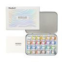 MEEDEN Professinal 24 Colors Semi-Moist Watercolor Paint Set