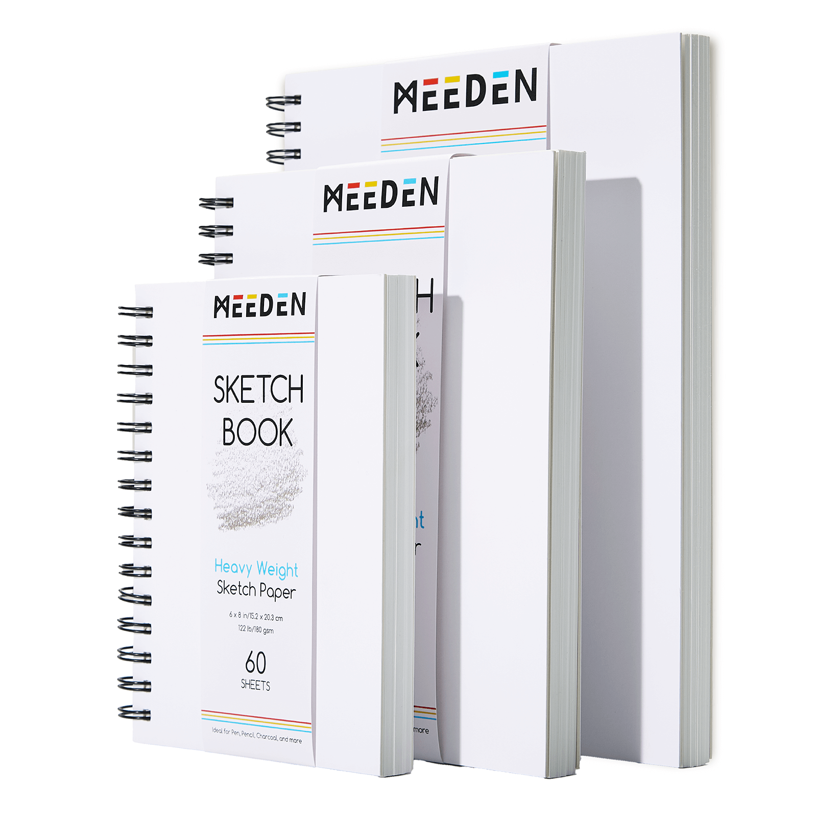 MEEDEN Artist Sketchbook Paper Pad with Heavy Weight Paper