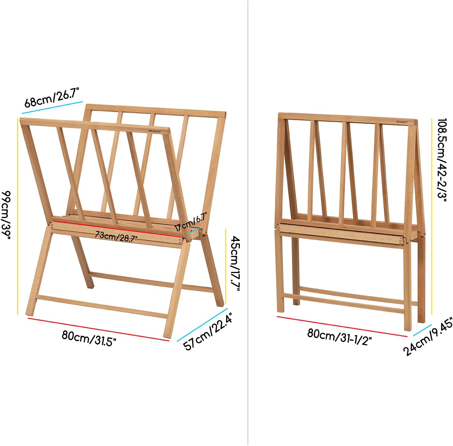 MEEDEN Folding Large Print Rack