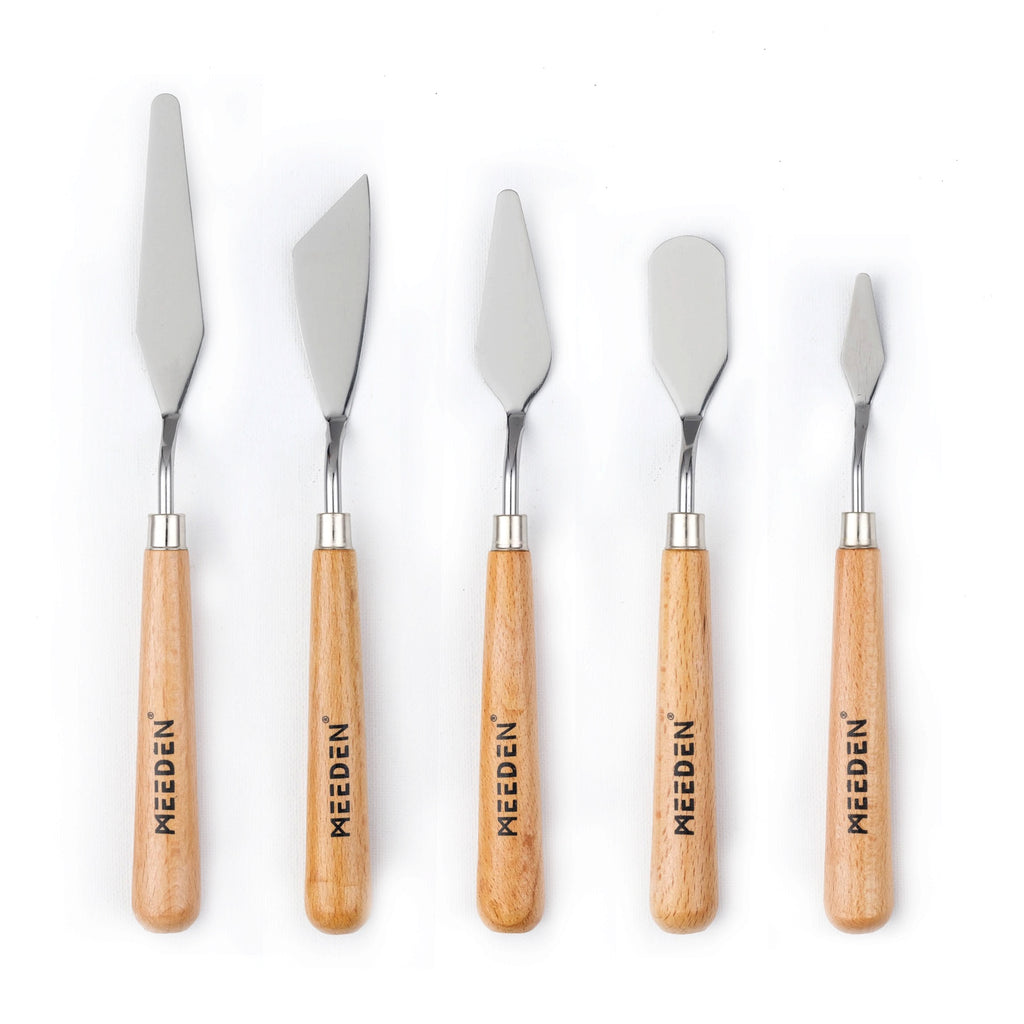 Artist Stainless Steel Palette Knife 5 Pcs Set
