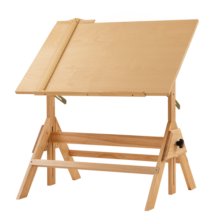 MEEDEN Solid Wood Drafting Table, Artist Drawing Desk-XSZ-2