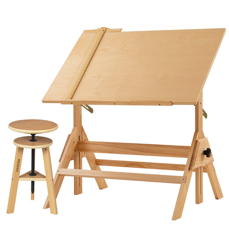 MEEDEN Wooden Drafting Table & Stool Set-XSZ-2 - MEEDEN ART