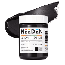 MEEDEN Black and White  Heavy Body Acrylic Paint, 300ml/10oz, 2 Jars