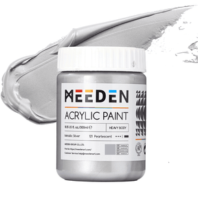 MEEDN 3-Colors Metallic Acrylic Paint Set, 300ml