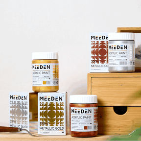 MEEDN Silver Metallic Acrylic Paint, 300ml